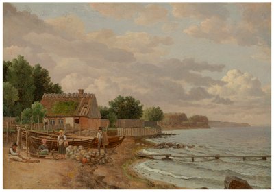 Vista da Taarbaeck (Festa da Taarbaeck) da Christoffer Wilhelm Eckersberg