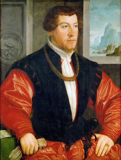 Ritratto di Christoph Baumgartner da Christoph Amberger