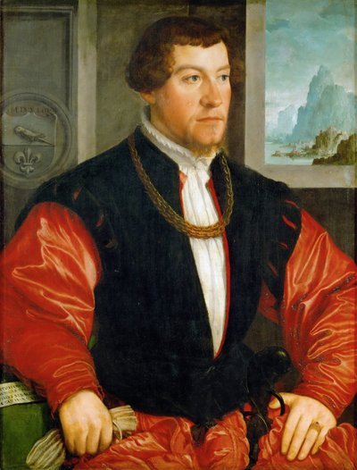 Ritratto di Christoph Baumgartner (1514-1586) da Christoph Amberger