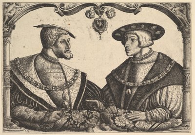 Imperatori Carlo V e Ferdinando I, ca. 1531 da Christoph Bockstorffer