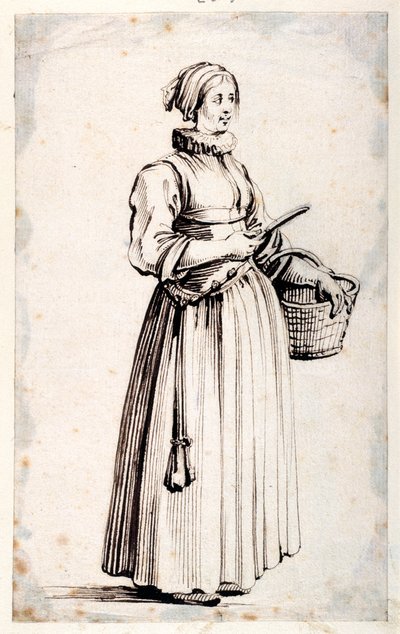 Figura con Cesto e Coltello da Kosma Sergejewitsch Petrow Wodkin