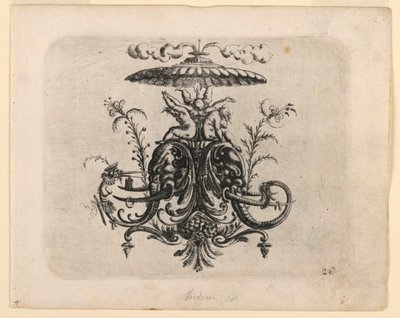 Tavola 26, dal Neüw Grotteßken Buch (Nuovo libro grottesco) da Christoph Jamnitzer