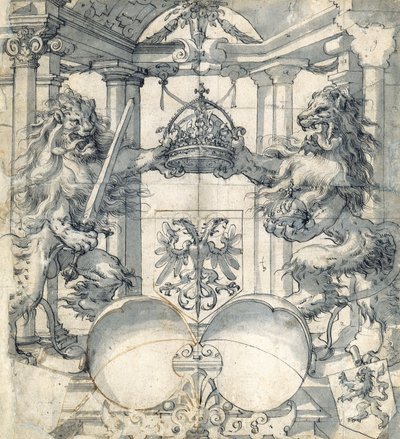 Cartone per una vetrata da Christoph Murer