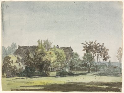 Cascina dietro gli alberi, c. 1790 da Christoph Nathe