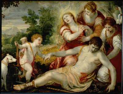 Morte di Adone ... (olio su tela) da Christoph Schwartz