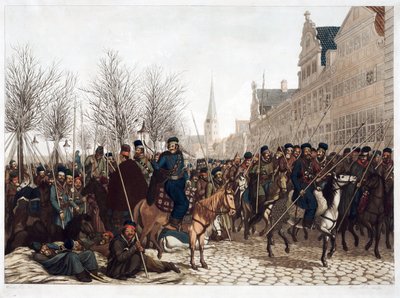 Cosacchi ad Amburgo, 18 marzo 1813 - Suhr, Christoph da Christoph Suhr