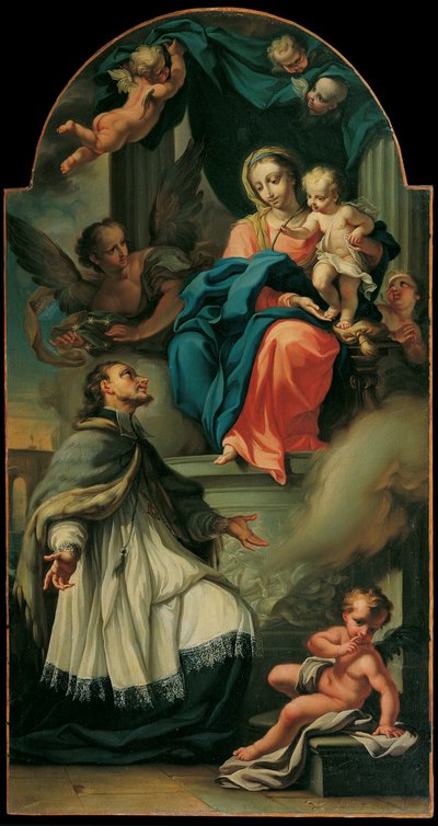 San Giovanni Nepomuceno riceve da Maria la corona di stelle da Christoph Unterberger