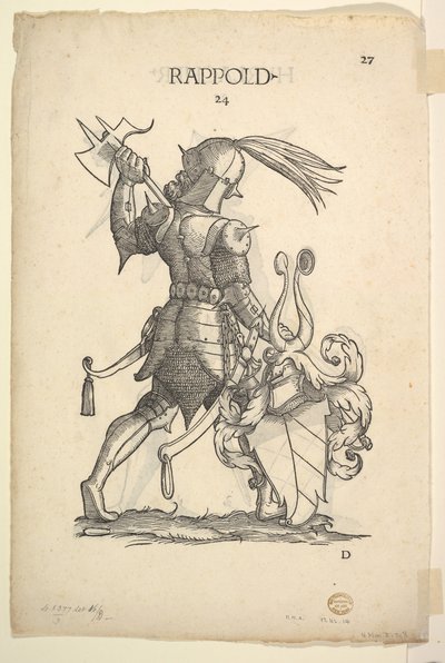 Famiglie Hurlacher recto e Rappold verso, da Paul Hector Mairs Berich da Christoph Weiditz