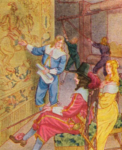 Tessitura di Gobelin da Christophe (1856 1945)