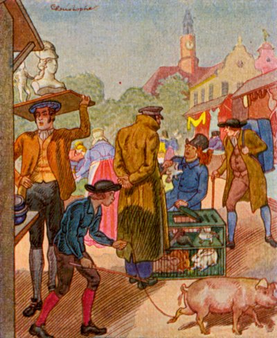 Mercato settimanale da Christophe (1856 1945)