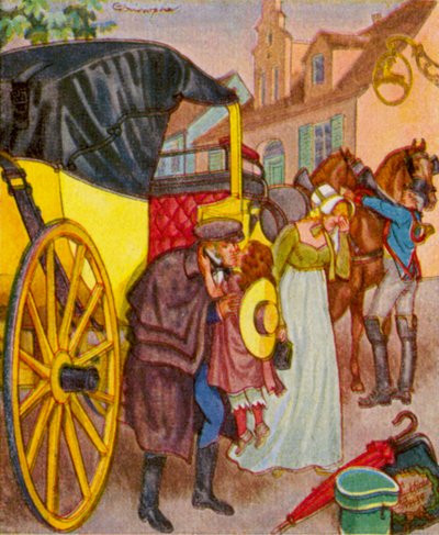 Partenza in Carrozza da Christophe (1856 1945)