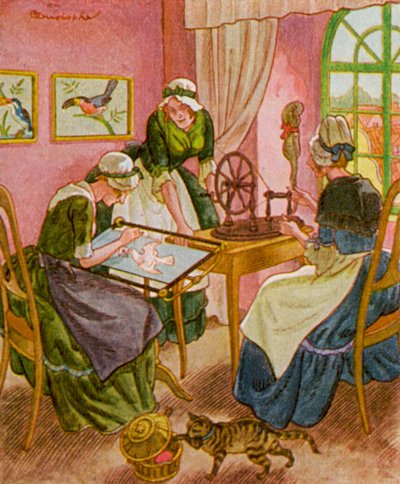 Ricamatrice e Filatrice da Christophe (1856 1945)