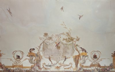 La Grande Singerie (dettaglio), c.1735 da Christophe Huet