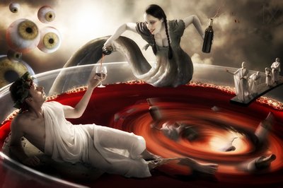 Fantasy al vino scuro da Christophe Kiciak