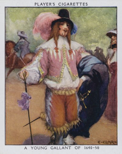 Un giovane galante del 1640-50 da Christopher (after) Clark