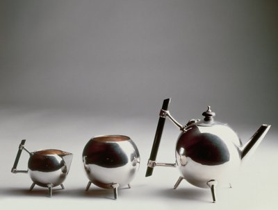 Servizio da tè prodotto da Elkington & Company, c.1925 da Christopher Dresser