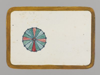 Crisantemo stilizzato (verso), c.1880 da Christopher Grant La Farge