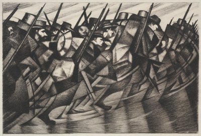 Ritorno alle trincee da Christopher Richard Wynne Nevinson