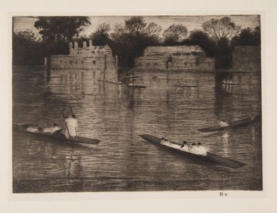Domenica sera, pub. 1926 da Christopher Richard Wynne Nevinson