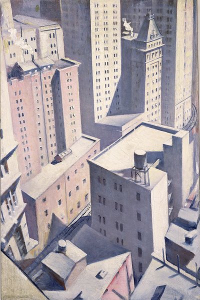 Vista su Downtown, 1920 da Christopher Richard Wynne Nevinson