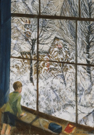 Guardando la neve da Christopher Richard Wynne Nevinson