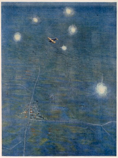 Oltre le linee, da Artisti Britannici al Fronte, Continuazione del Fronte Occidentale, 1918 da Christopher Richard Wynne Nevinson