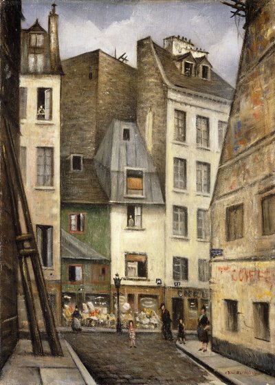 Rue St. Julien le Pauvre, Parigi da Christopher Richard Wynne Nevinson
