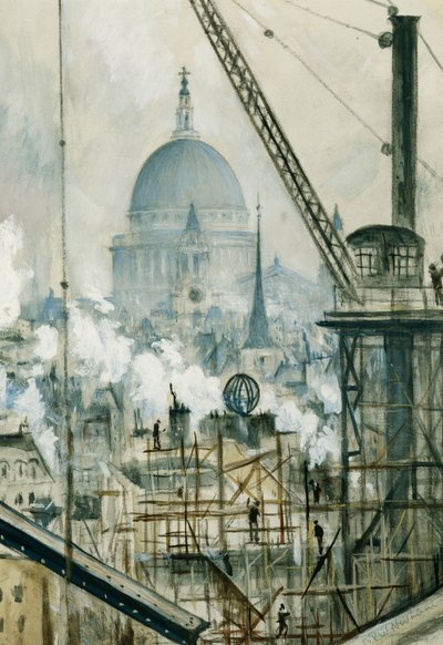San Paolo dalla Telegraph Building, Fleet Street da Christopher Richard Wynne Nevinson
