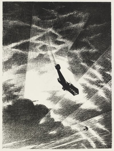 In picchiata su un Taube da Christopher Richard Wynne Nevinson