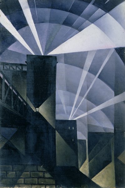 I primi riflettori a Charing Cross da Christopher Richard Wynne Nevinson