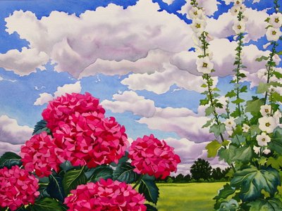 Fiori al margine di un prato da Christopher Ryland