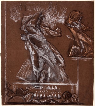 Studio di Figura per un Memoriale di Guerra, c. 1920 da Christopher Williams