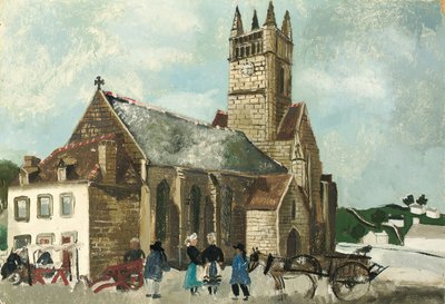 Chiesa e mercato, Bretagna da Christopher Wood