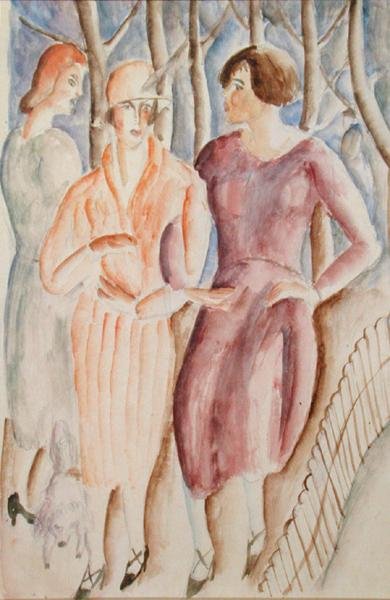 Ragazze francesi, c.1926 da Christopher Wood