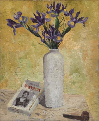 Iris in un Vaso Alto da Christopher Wood