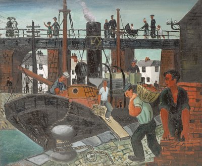 Caricamento delle barche, St. Ives da Christopher Wood