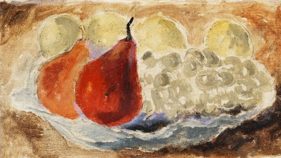 Conchiglia, piatto e frutta, c.1922 da Christopher Wood