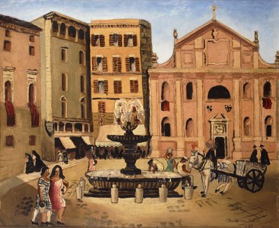 Piazza a Roma da Christopher Wood