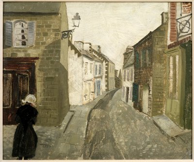 Scena di strada a Treboul da Christopher Wood