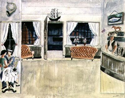 Il bar della Ship Inn, St. Ives da Christopher Wood