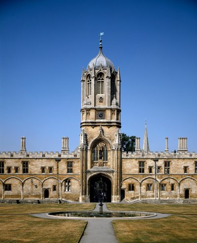 Vista della cupola del Christ Church College progettata dall