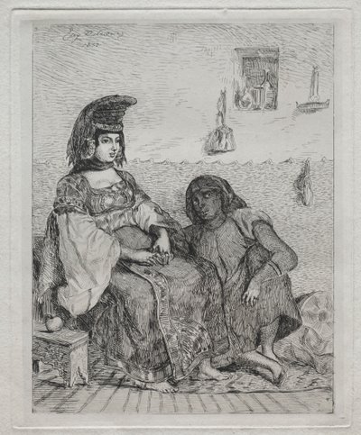 Una Donna Ebrea di Algeri da Chöying Dorjé, the Tenth Black Hat Karmapa (Tibetan