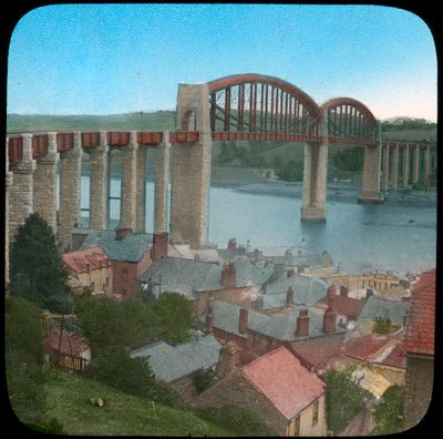 Ponte Reale Alberto, Saltash, Cornovaglia, fine XIX o inizio XX secolo da Church Army Lantern Department