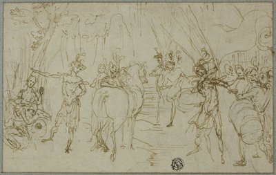 Scena con Soldati da Cigoli