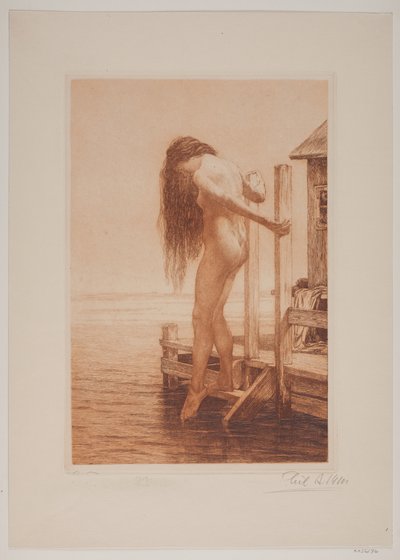 Donna che fa il bagno da Cilius Johannes Konrad Andersen