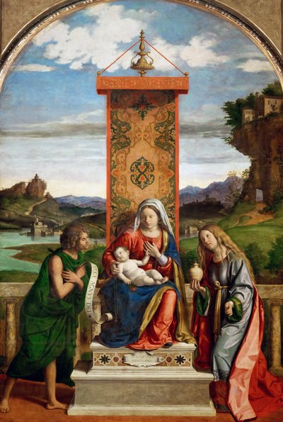 La Madonna col Bambino con i Santi Giovanni Battista e Maria Maddalena da Cima da Conegliano