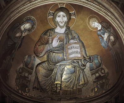 Cristo in Maestà. Mosaico da Cimabue