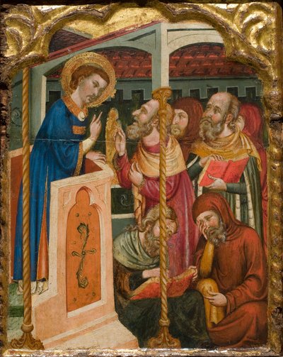 Disputa di Santo Stefano con i Giudei da Circle of Ferrer and Arnau Bassa