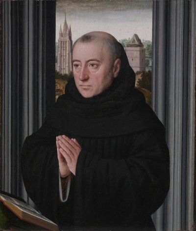 Ritratto di un Monaco da Circle of Gerard David