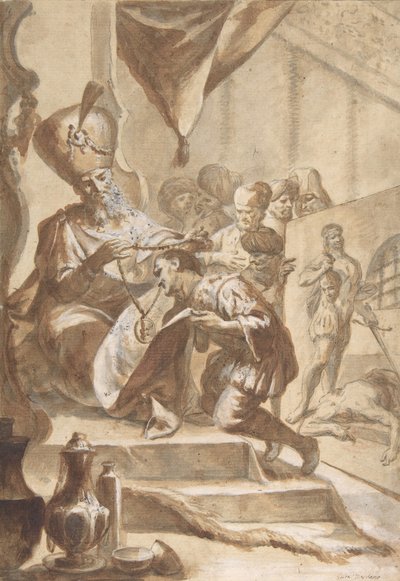 Il pittore ricompensato, 1634-1705 da Circle of Luca Giordano.